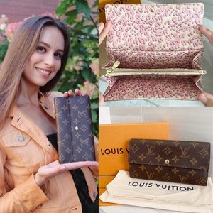 💎✨CHEETAH PRINT✨💎Louis Vuitton Sarah Wallet Auth